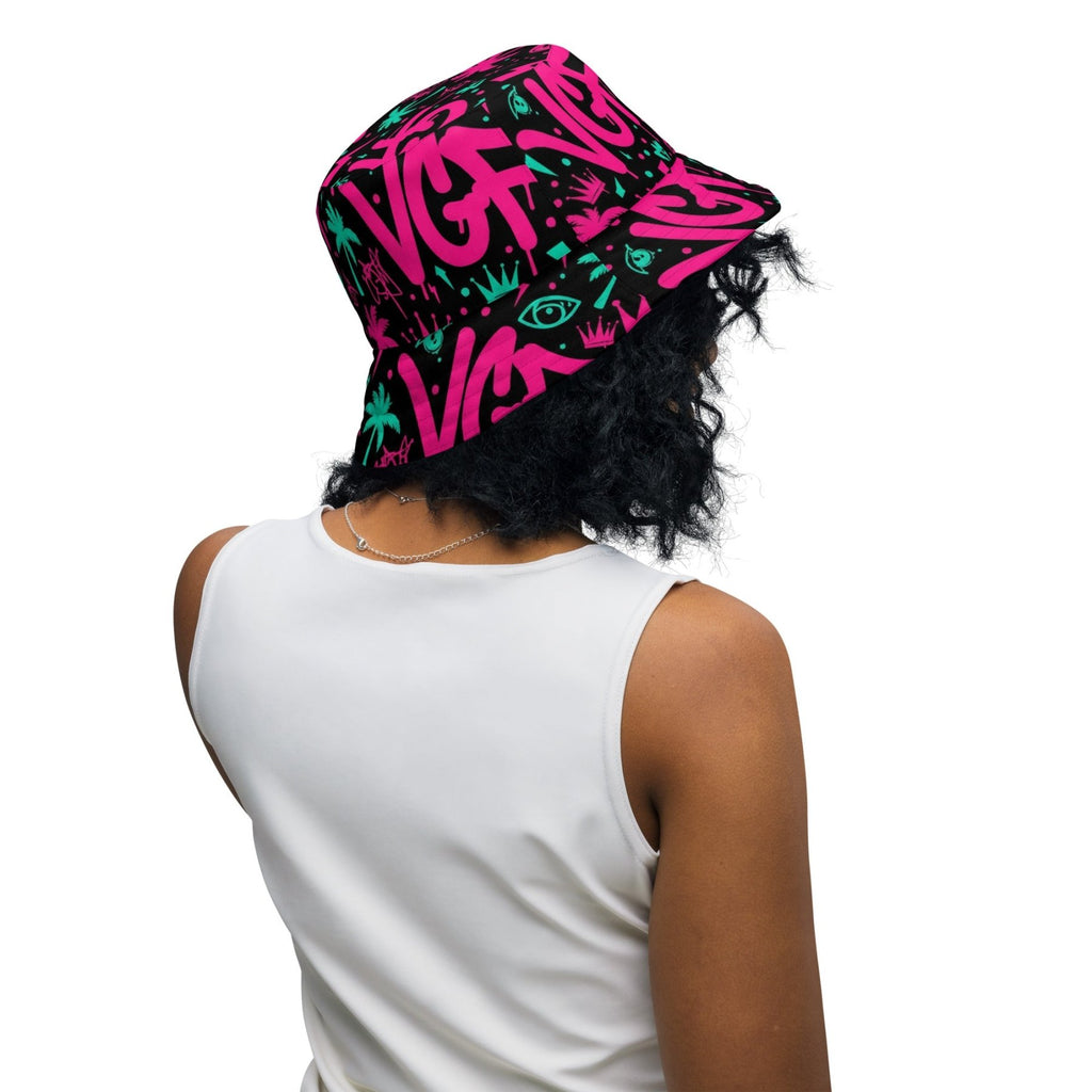 VGF Sacred Graffiti Reversible bucket hat - Vital glow fit