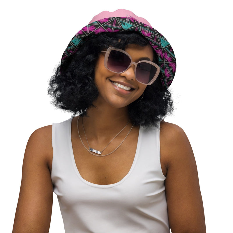 VGF Sacred Pink Reversible bucket hat - Vital glow fit