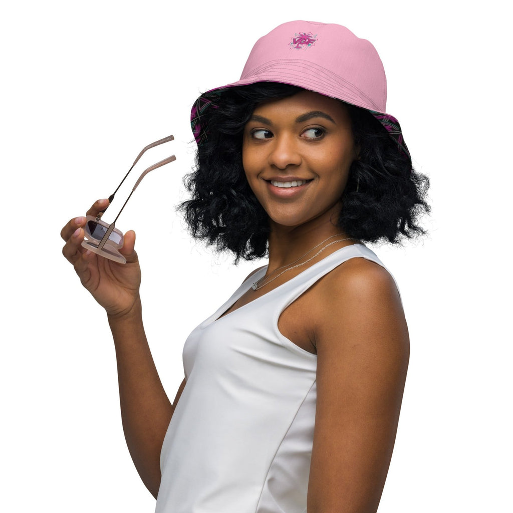 VGF Sacred Pink Reversible bucket hat - Vital glow fit