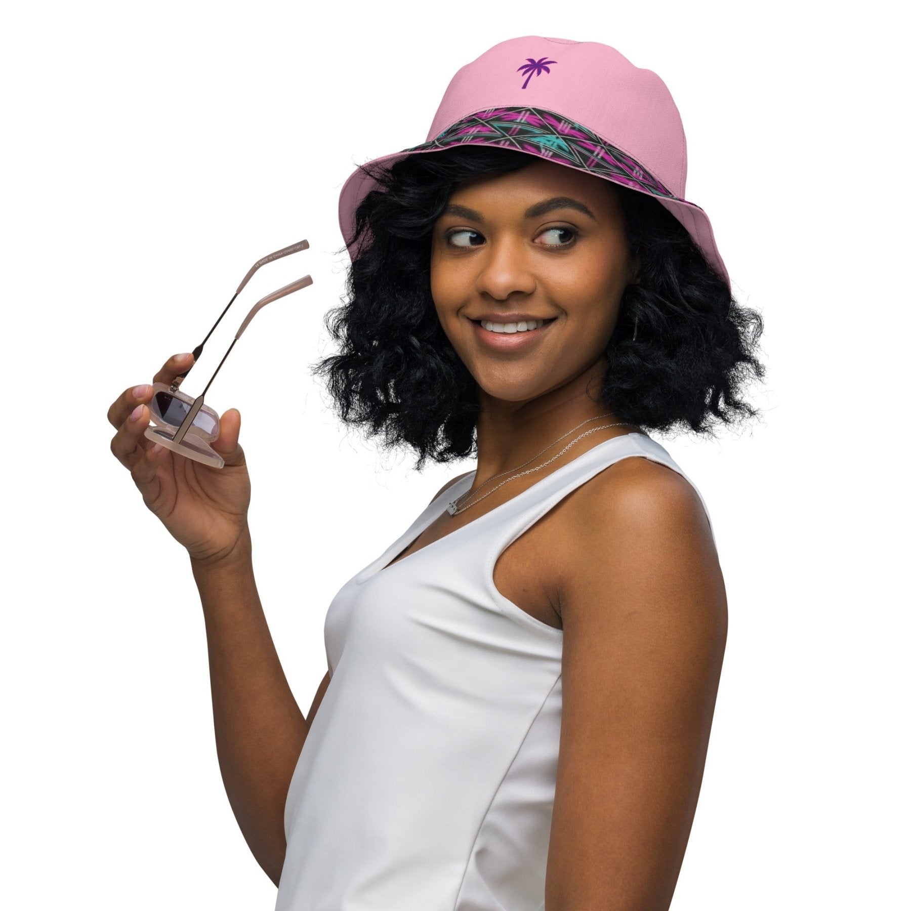 VGF Sacred Pink Reversible bucket hat - Vital glow fit