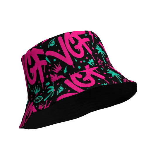 VGF Sacred Graffiti Reversible bucket hat - Vital glow fit