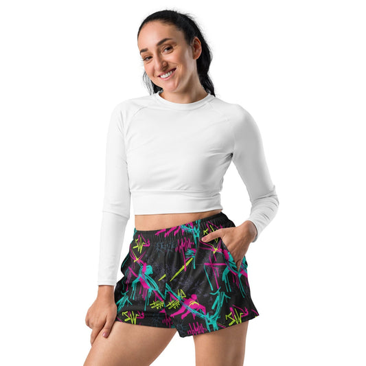 VGF Smooth Print Athletic Shorts - Vital glow fit