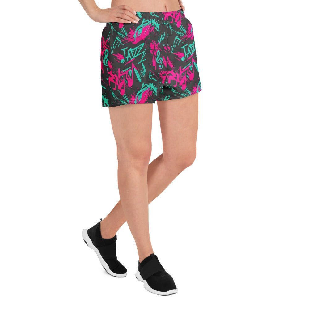 VGF Jazzy Print Athletic Shorts - Vital glow fit