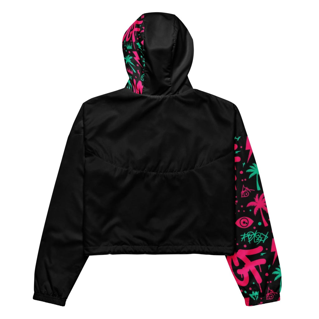 VGF Sacred Graffiti’s cropped windbreaker - Vital glow fit