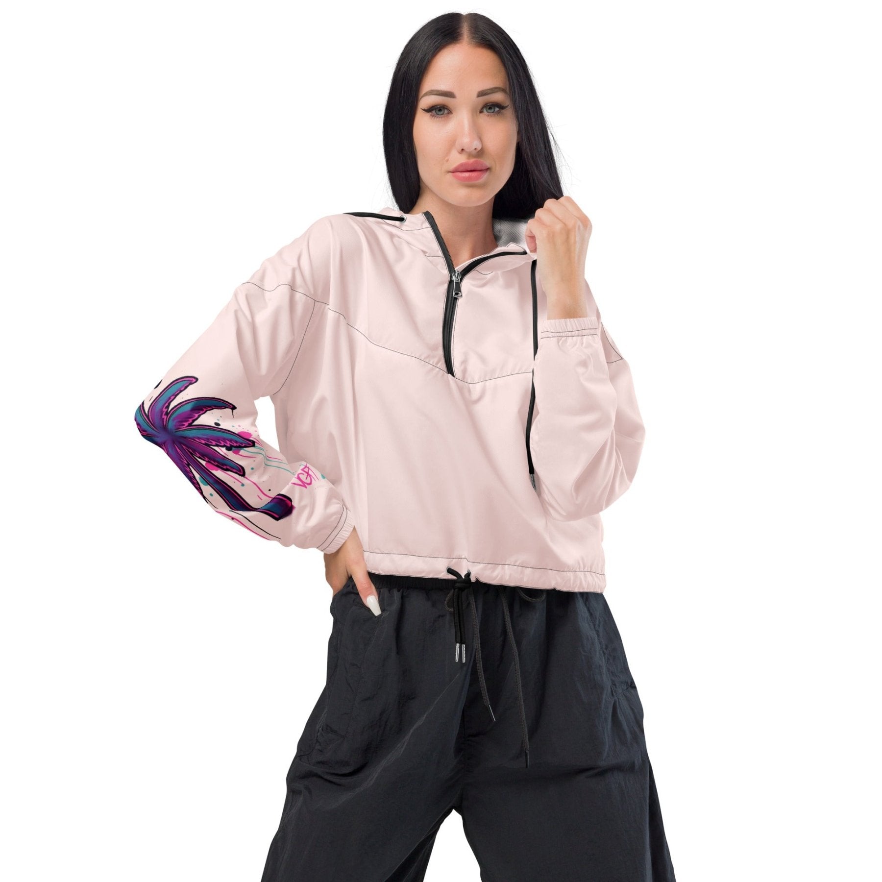 VGF Women’s cropped windbreaker - Vital glow fit