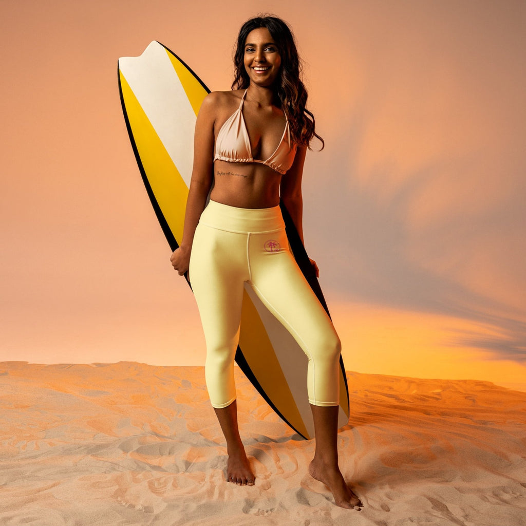 VGF Sunset Yoga Capri Leggings - Vital glow fit