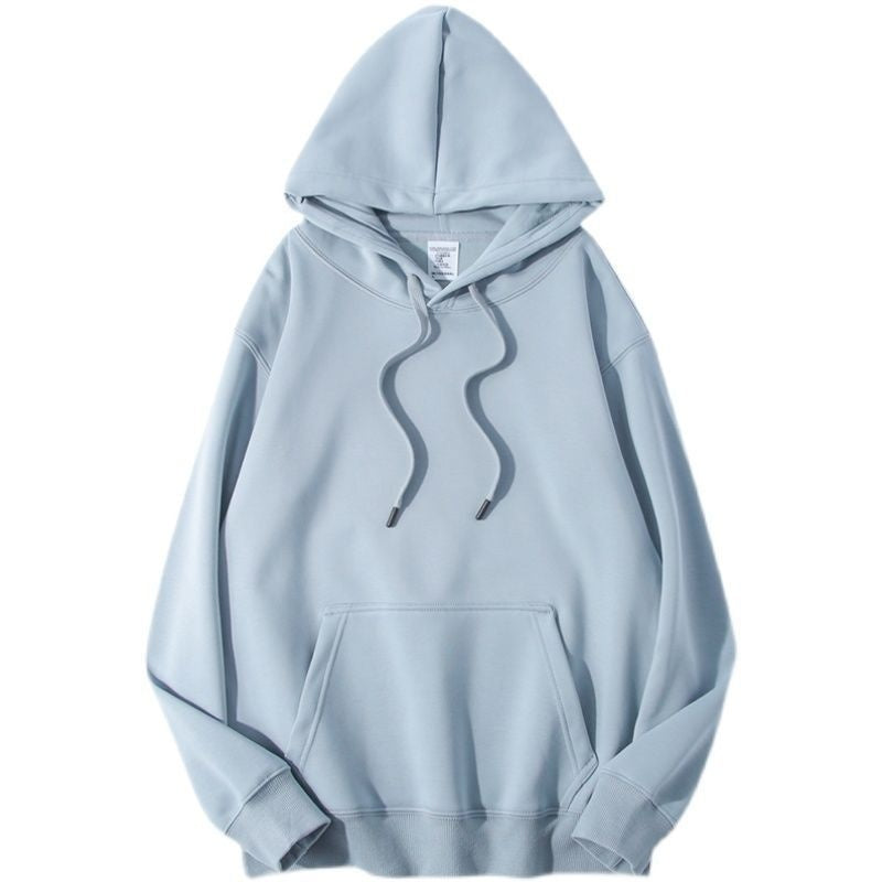 Ultra-soft Silver Fox Fleece-lined Thickened And Insulated Hooded Sweatshirt