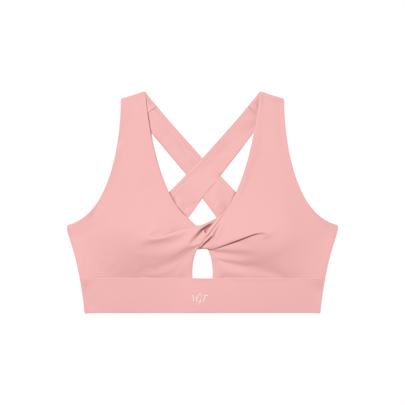 Divine Women's Twist Front V-Neck Sports Bra