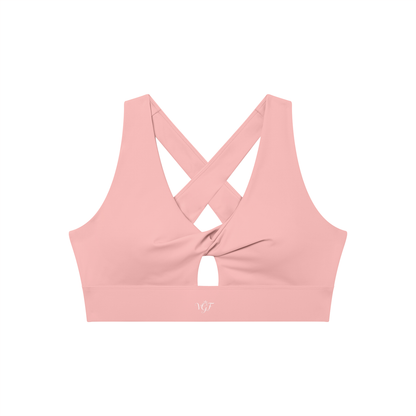 Divine Women's Twist Front V-Neck Sports Bra