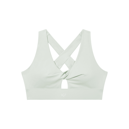 Divine Women's Twist Front V-Neck Sports Bra
