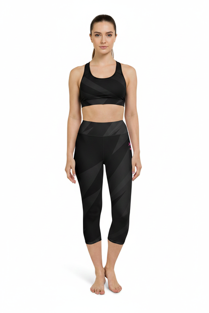 Black capris studio front