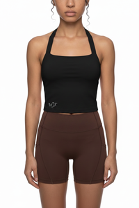 Black Halter Top