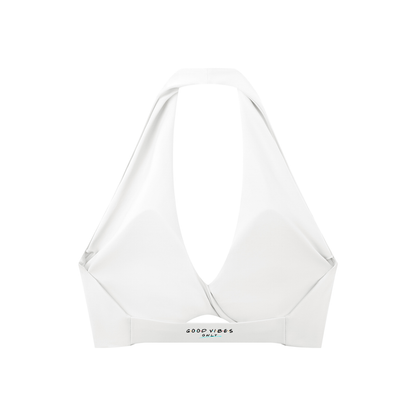 Divine Women's Pleated Halter Sports Bra
