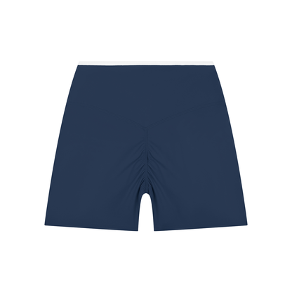 Vina Women's High-Rise Color Block Yoga Short Vital glow fit