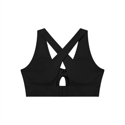 Divine Women's Twist Front V-Neck Sports Bra