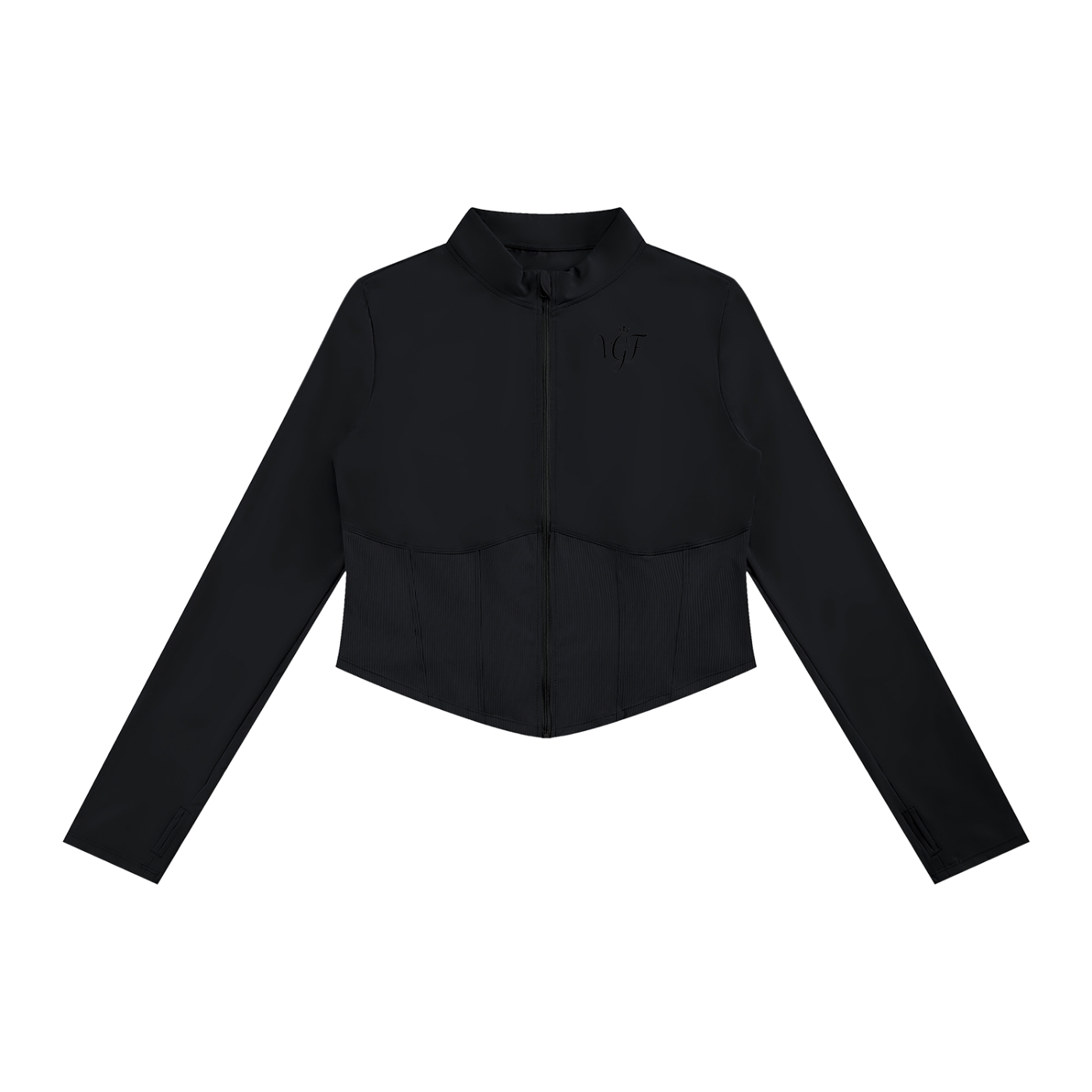 Divine Women's Slim Fit Full-Zip Yoga Jacket