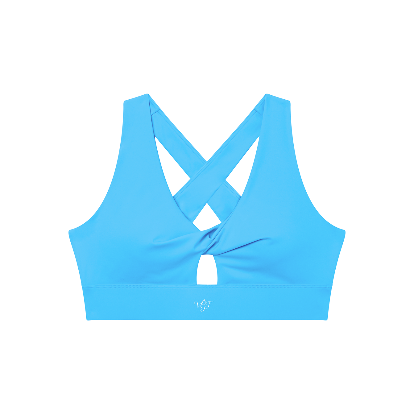 Divine Women's Twist Front V-Neck Sports Bra