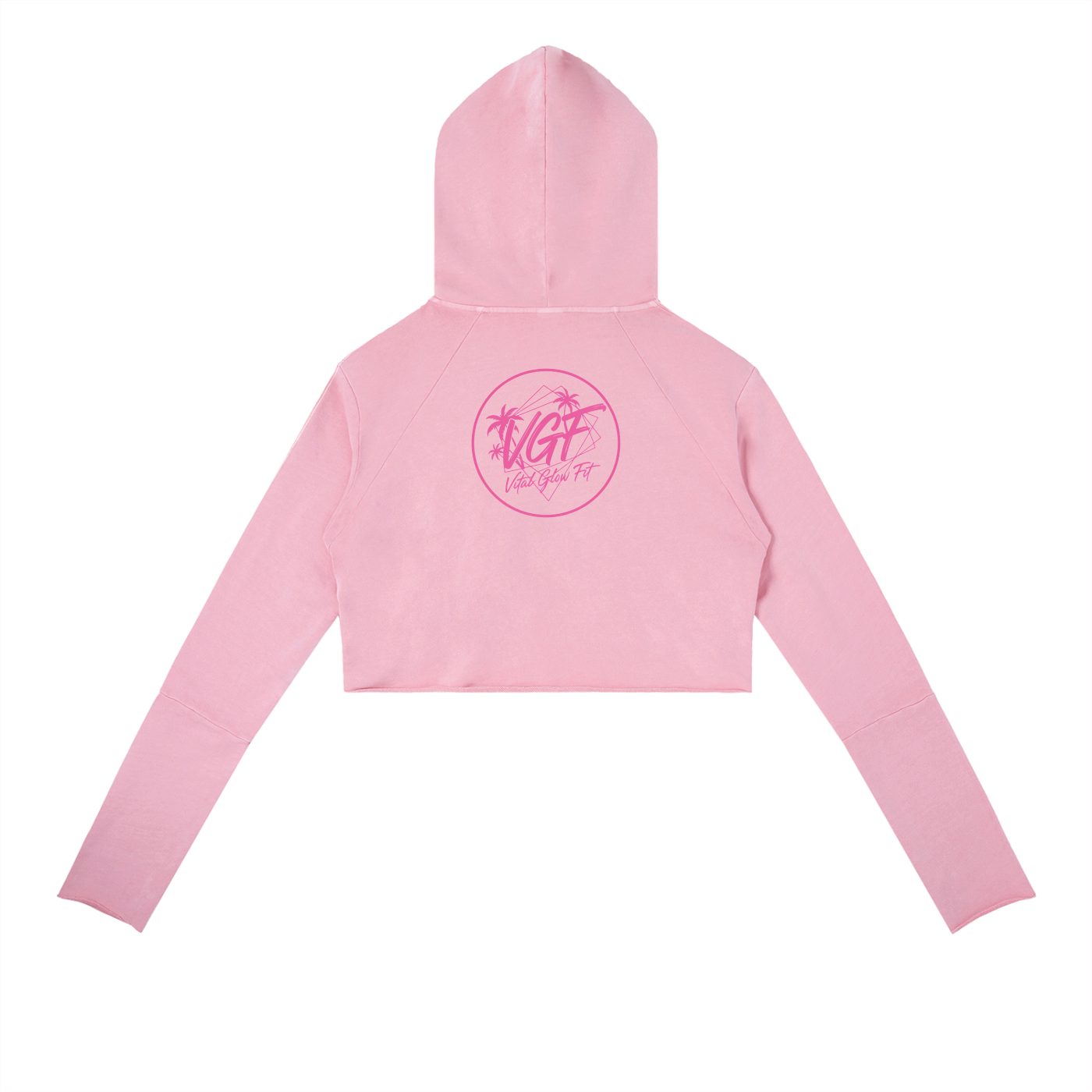Vina Vintage Washed Crop Hoodie