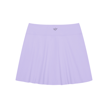 Vina Paris Women's A-Line Contrast Panel Slit Skirt