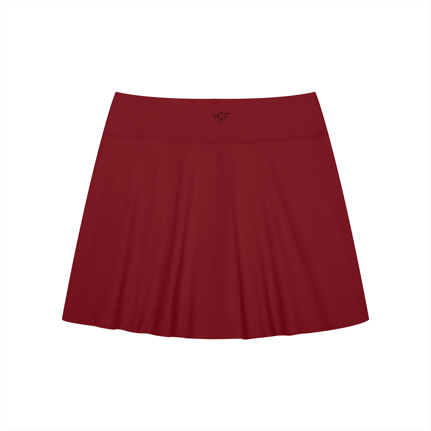 Vina Paris Women's A-Line Contrast Panel Slit Skirt