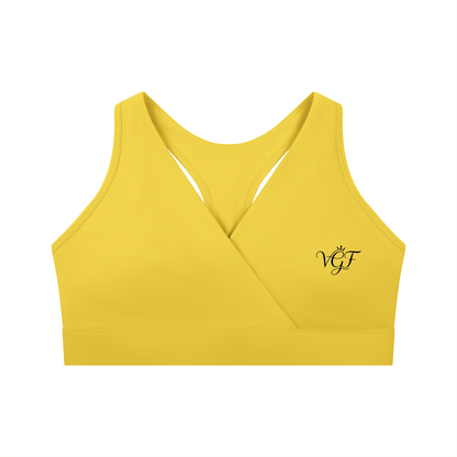 Divine women's Crossover V-Neck Sports Bra