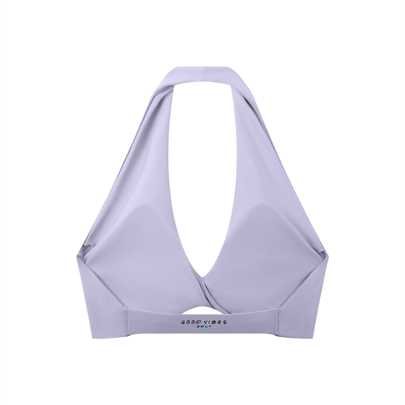 Divine Women's Pleated Halter Sports Bra