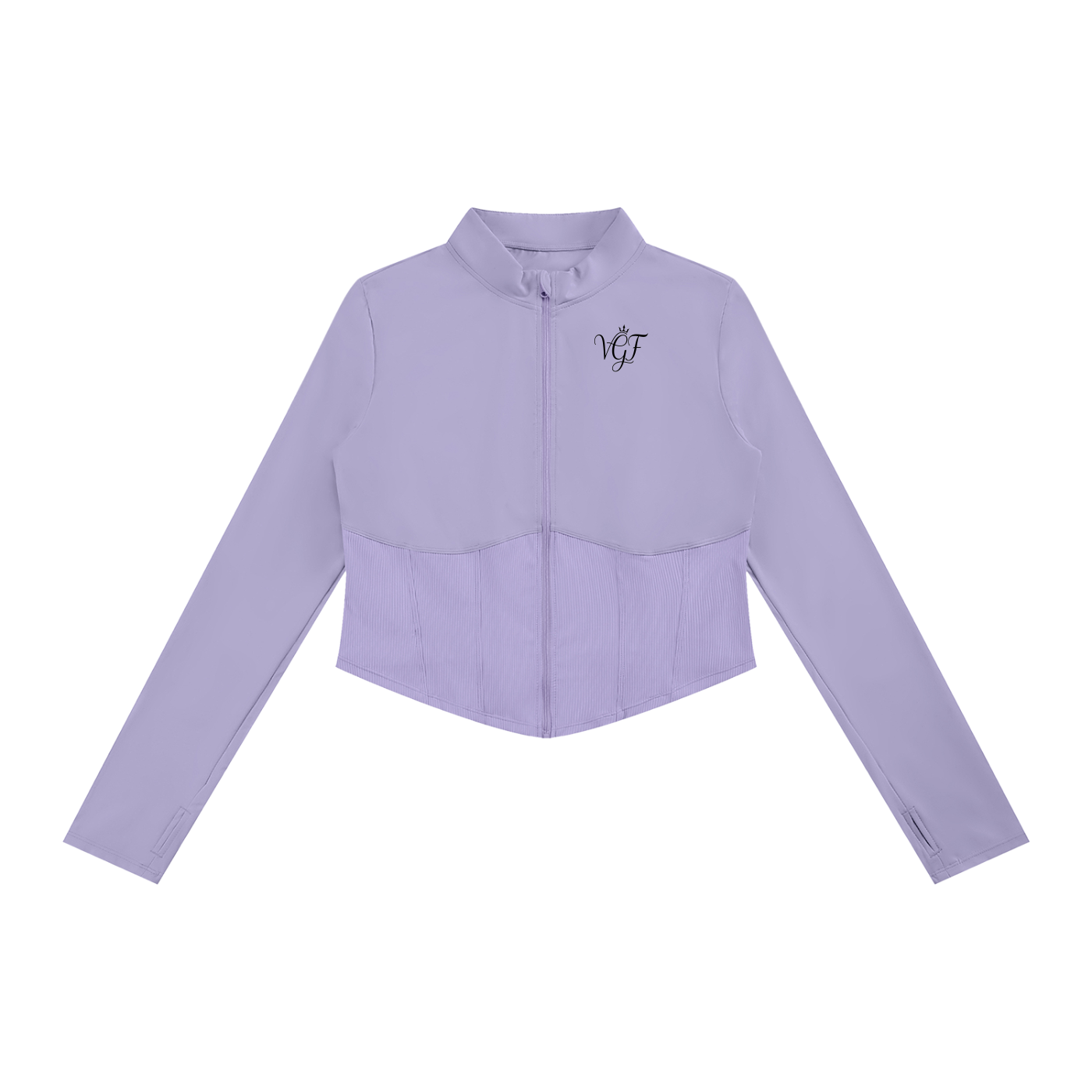 Divine Women's Slim Fit Full-Zip Yoga Jacket