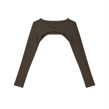 Vina Cutout Long Sleeve Yoga Shrug – VGF