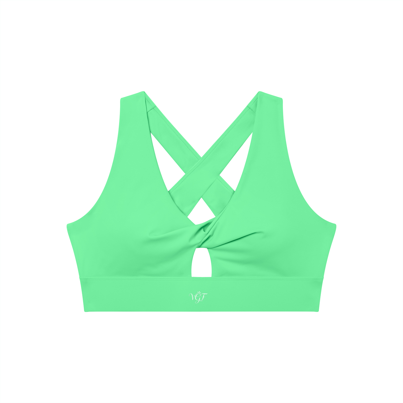 Divine Women's Twist Front V-Neck Sports Bra