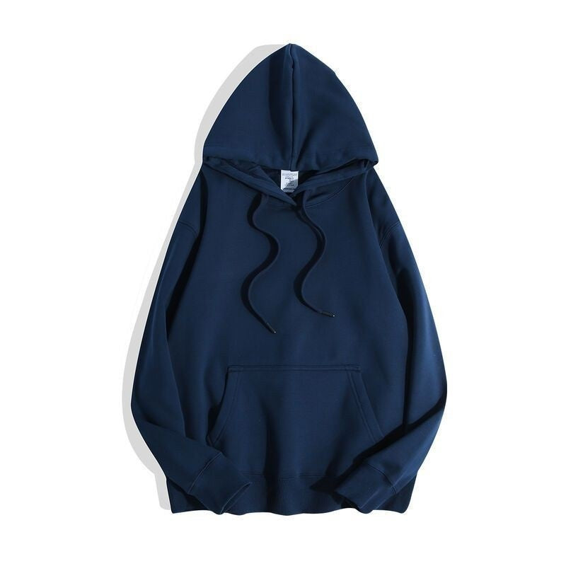 Ultra-soft Silver Fox Fleece-lined Thickened And Insulated Hooded Sweatshirt