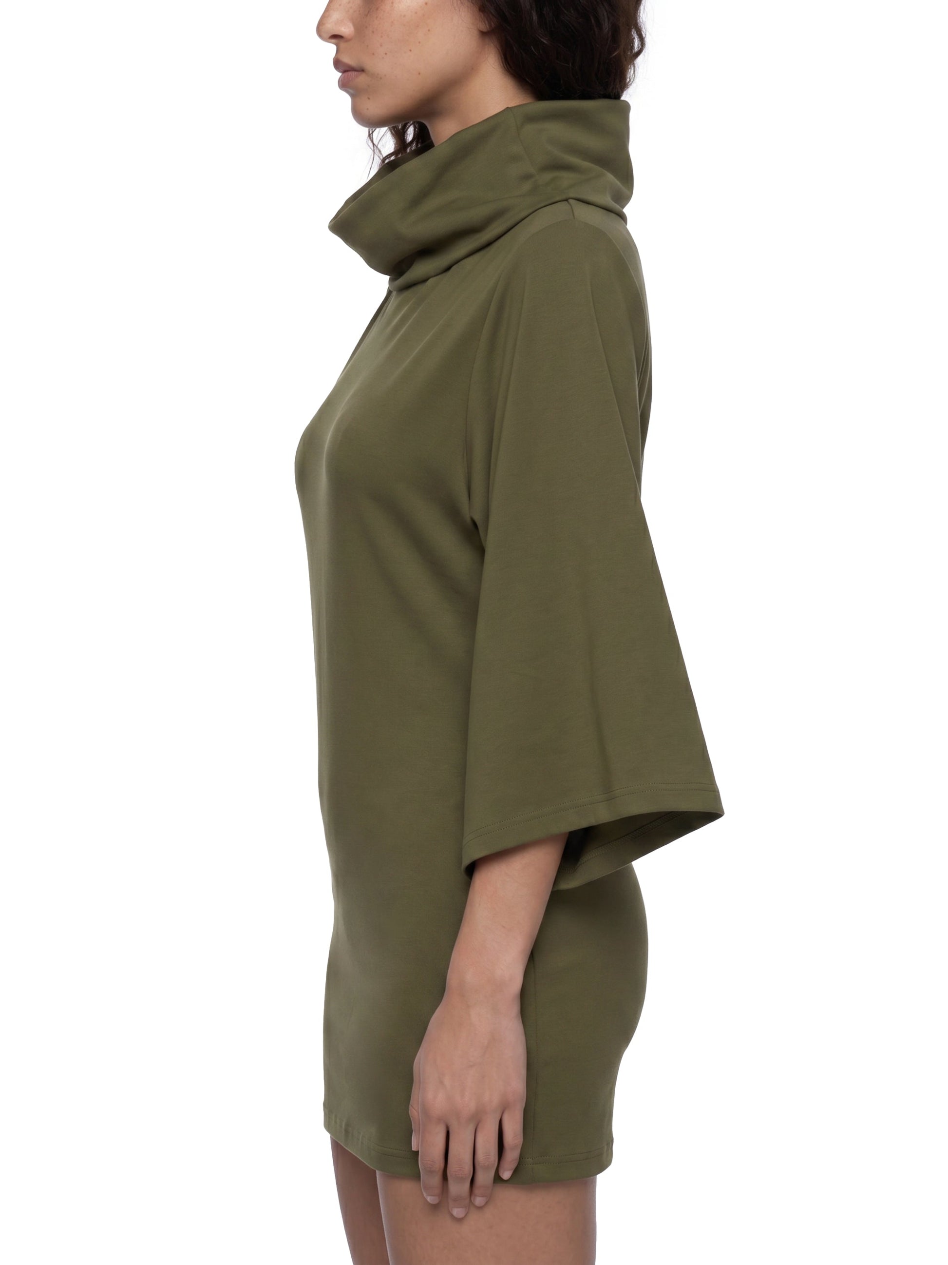 Women’s Turtleneck Batwing T-Shirt ODMPOD