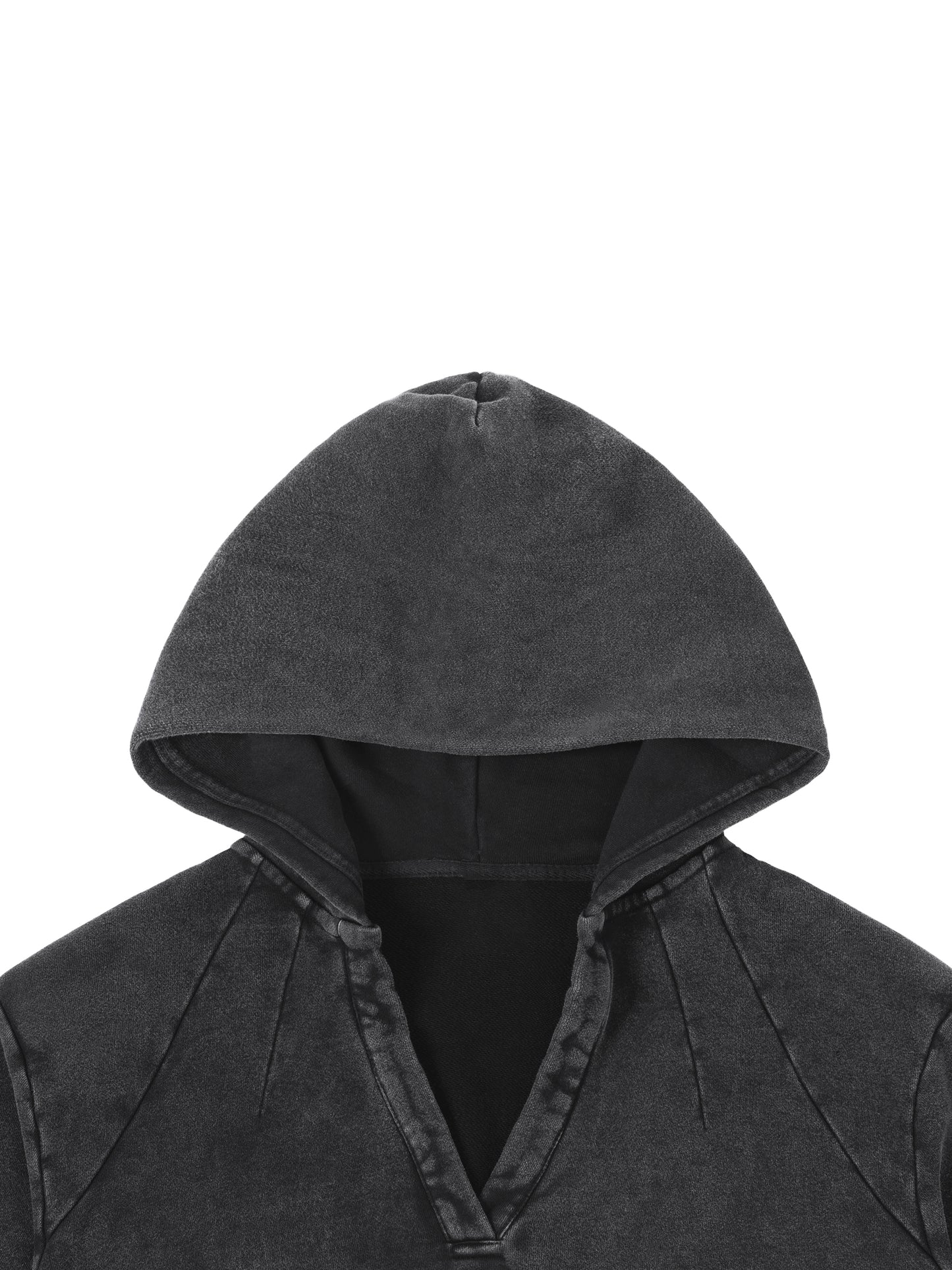 Vina Vintage Washed Crop Hoodie