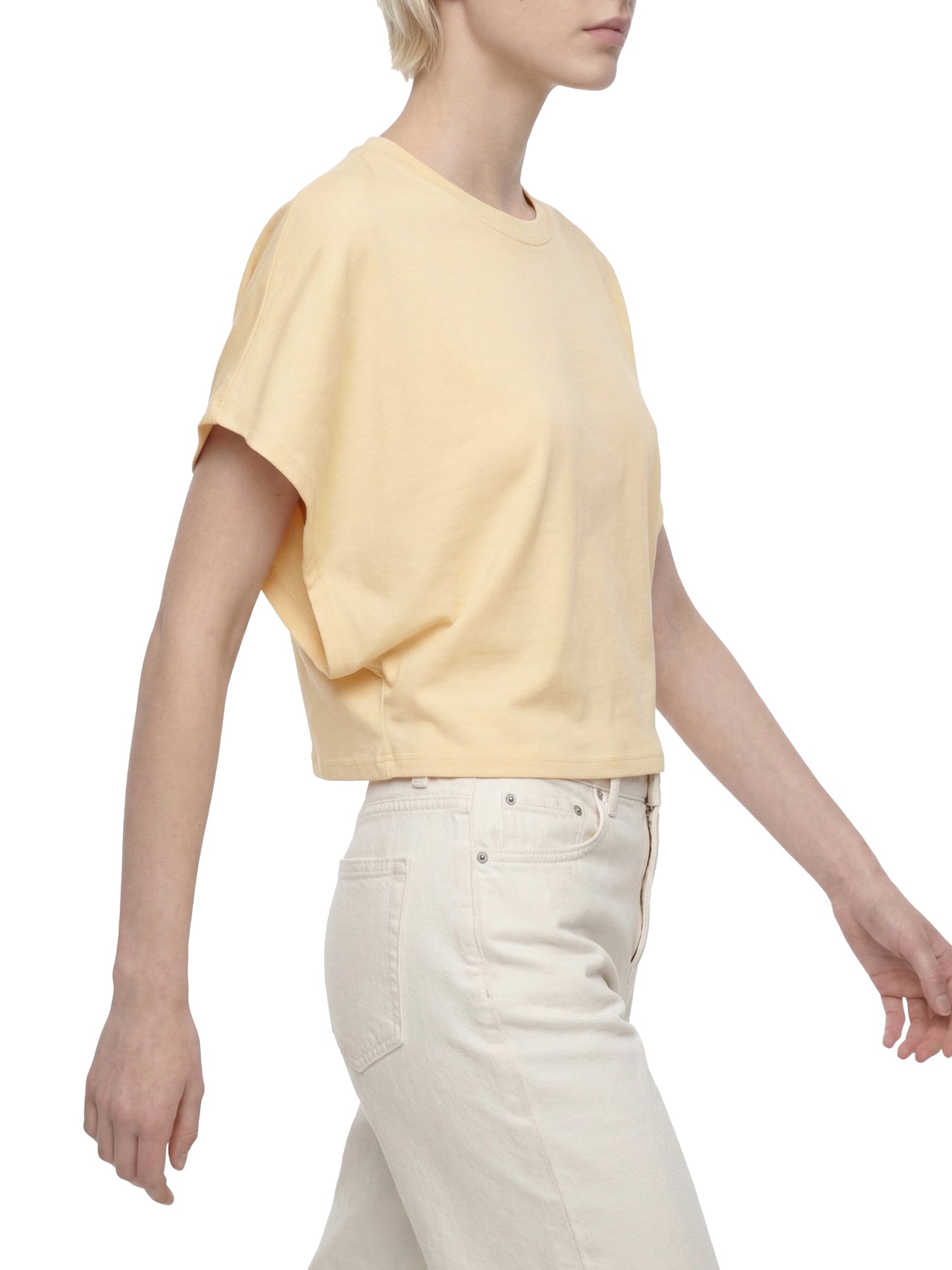 Vina Women's Cropped Dolman T-Shirt