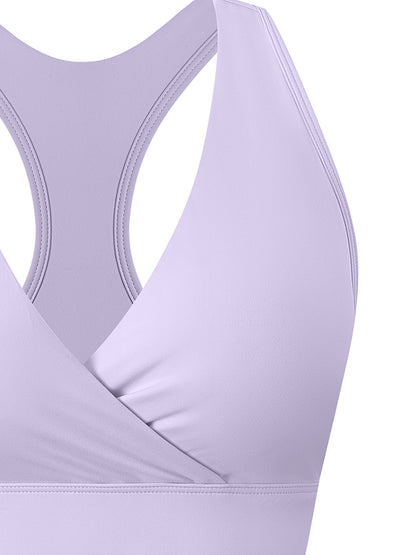 Divine women's Crossover V-Neck Sports Bra