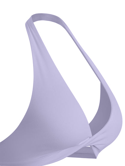 Divine Women's Pleated Halter Sports Bra