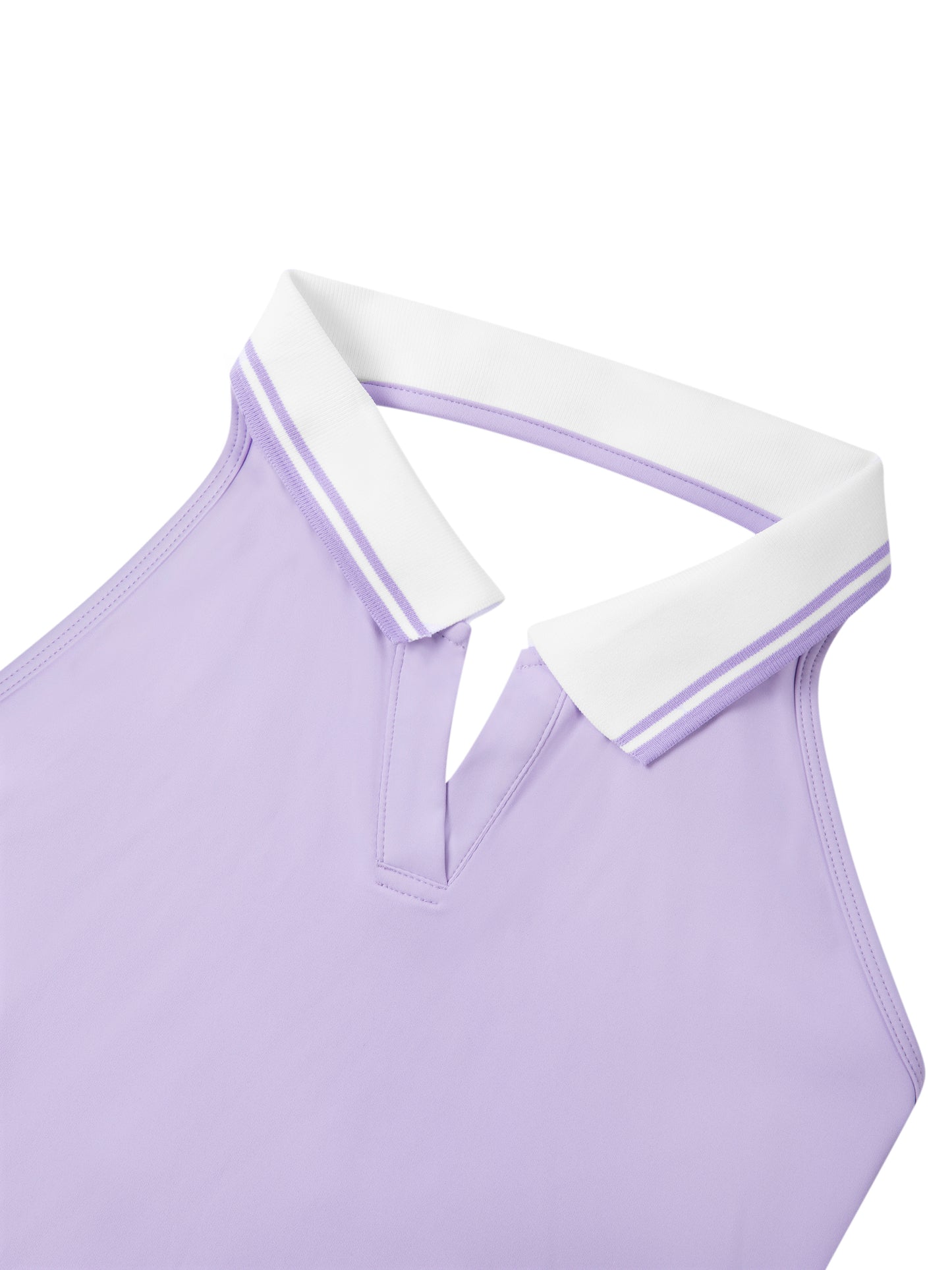 Vina Women's Pleated Halter Tennis Dress | Collared A-Line Skirt