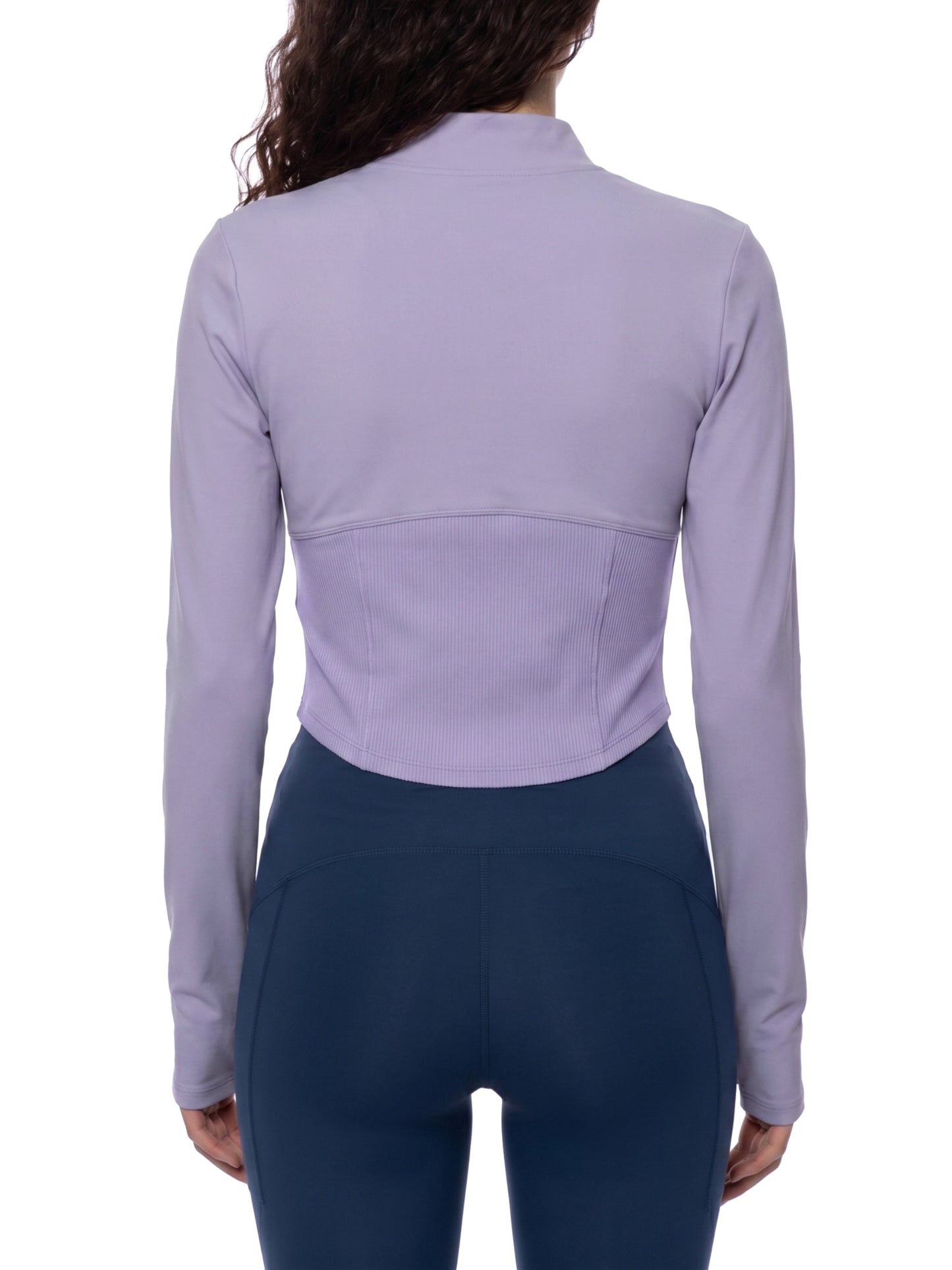 Divine Women's Slim Fit Full-Zip Yoga Jacket