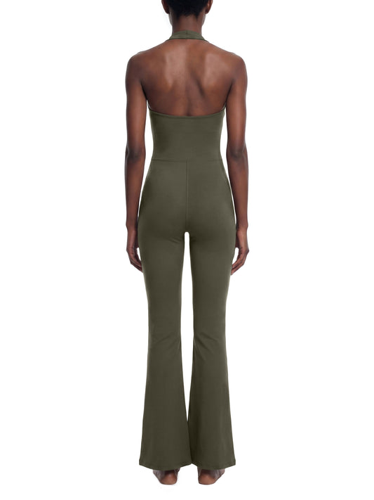 Vina Halter Flare Jumpsuit – VGF