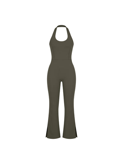 Vina Halter Flare Jumpsuit – VGF