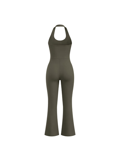 Vina Halter Flare Jumpsuit – VGF
