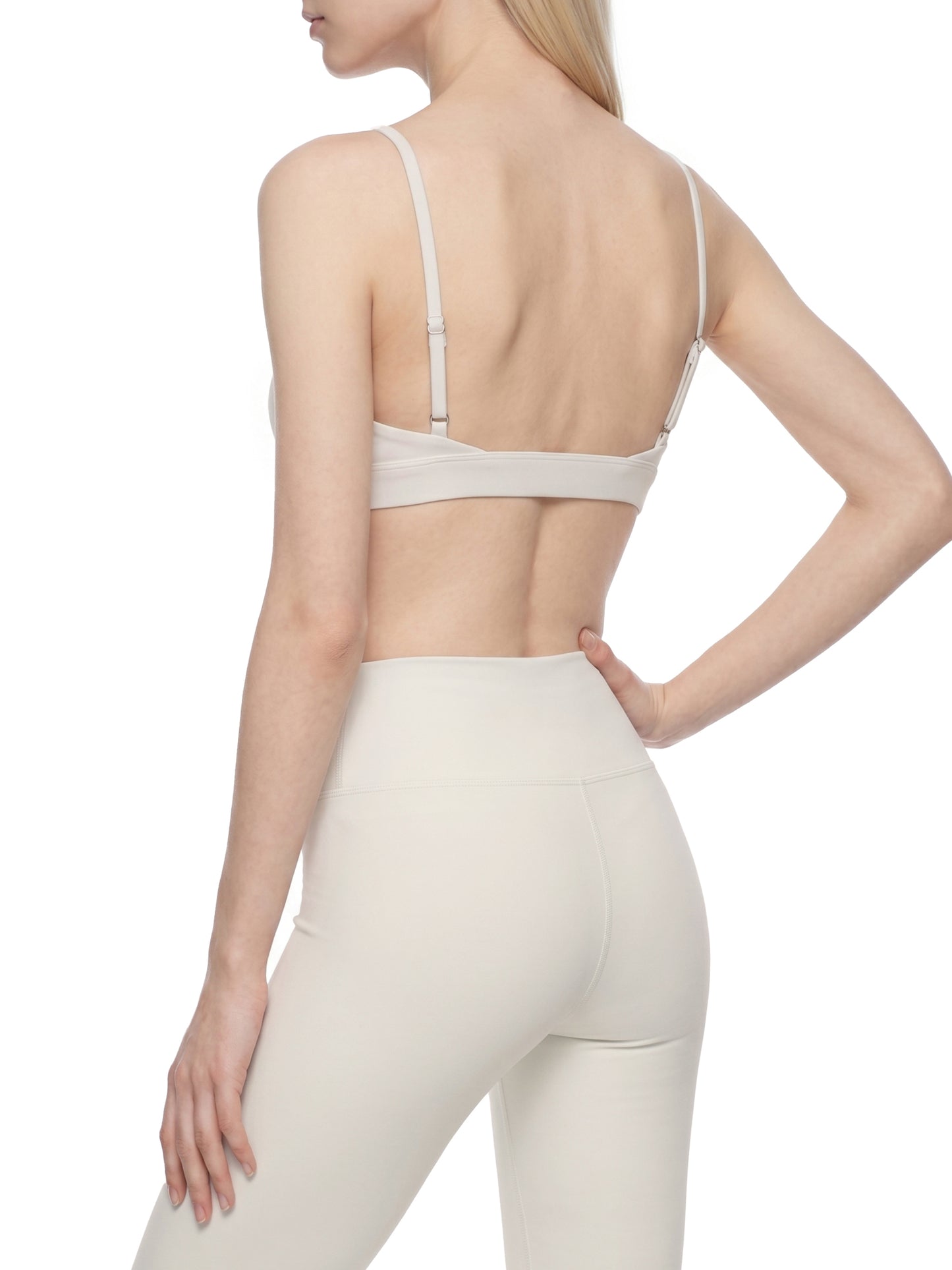 Divine Cropped V-Neck Sports Bra