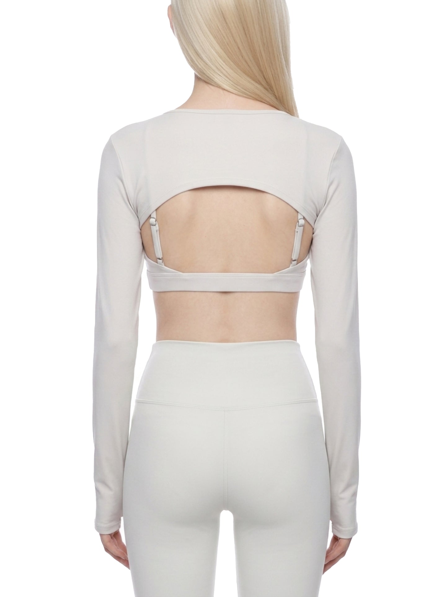 Vina Cutout Long Sleeve Yoga Shrug – VGF