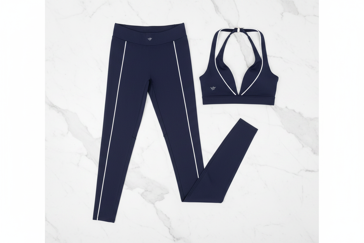 Navy Blue Set Flat Lay