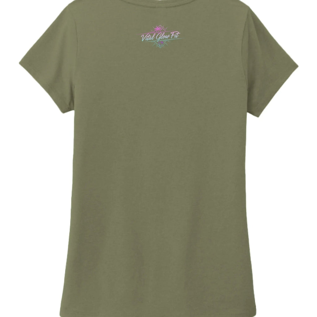 VGF Women's Perfect Tri V - Neck Tee - Vital glow fit