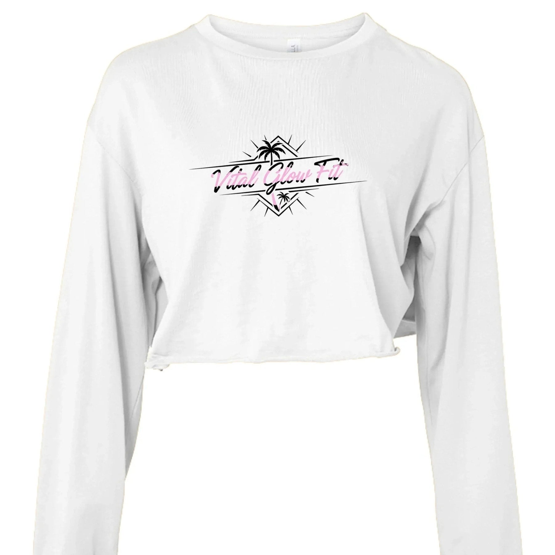 VGF Long Sleeve Crop Top - Vital glow fit