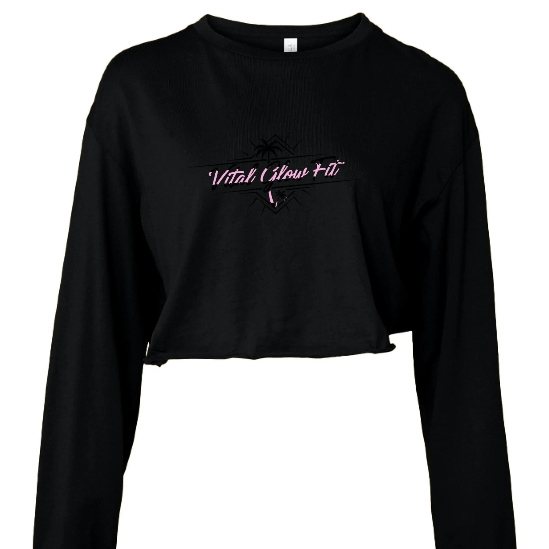 VGF Long Sleeve Crop Top - Vital glow fit