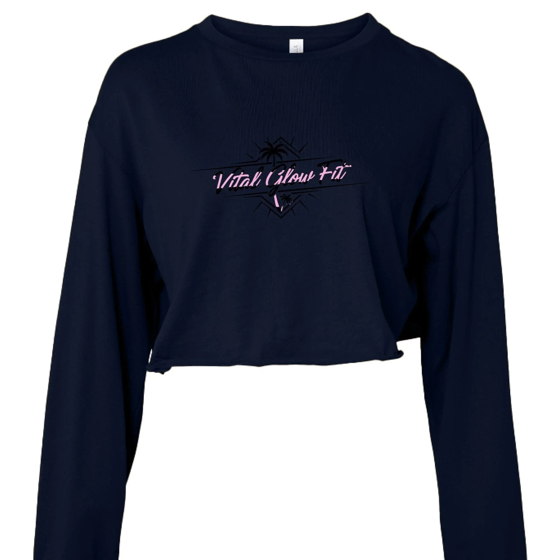VGF Long Sleeve Crop Top - Vital glow fit
