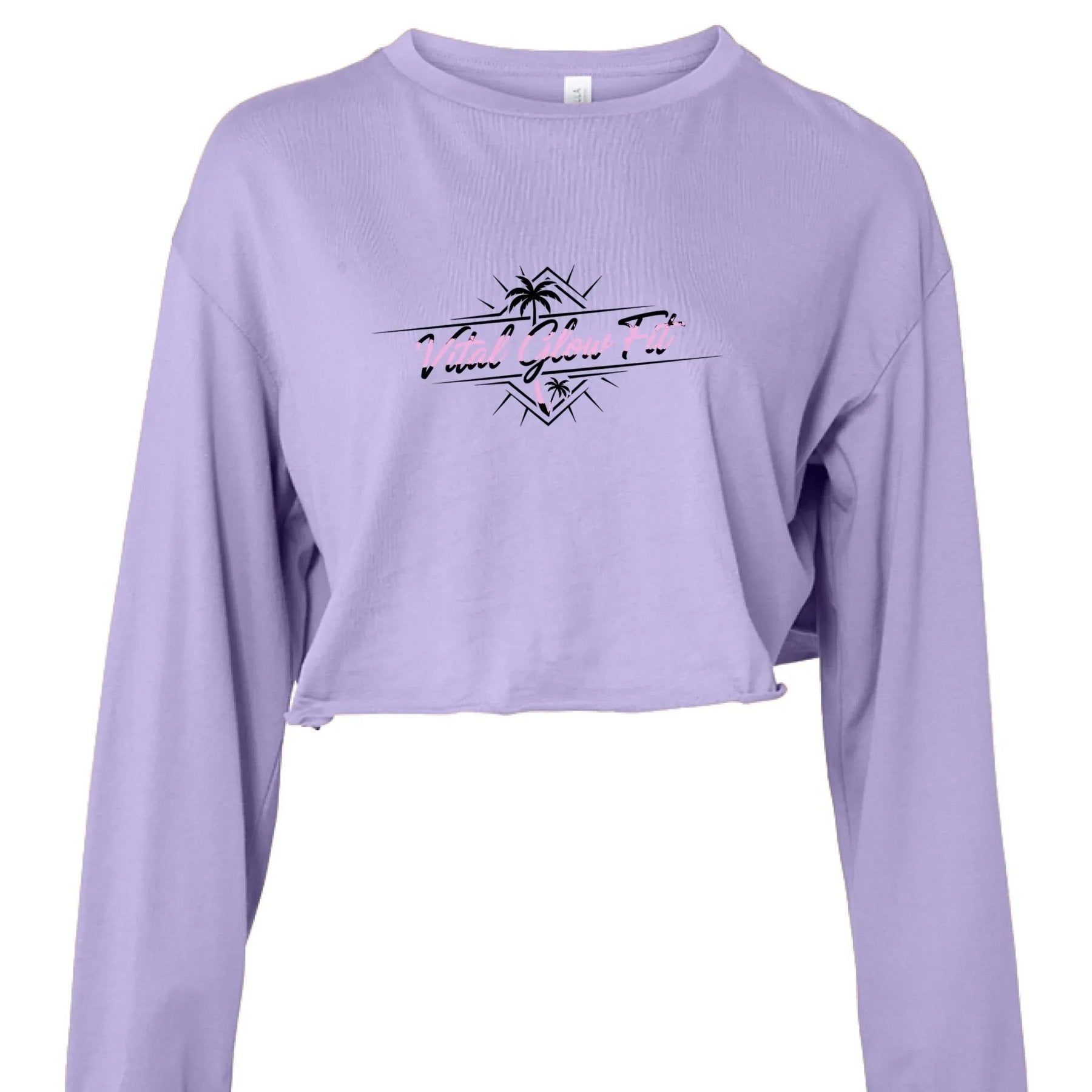 VGF Long Sleeve Crop Top - Vital glow fit