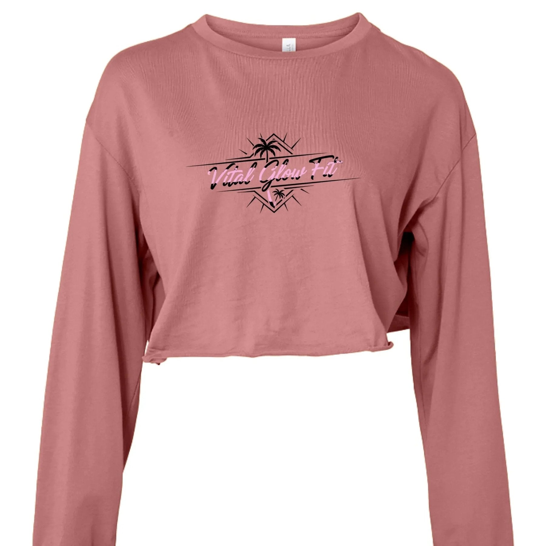 VGF Long Sleeve Crop Top - Vital glow fit