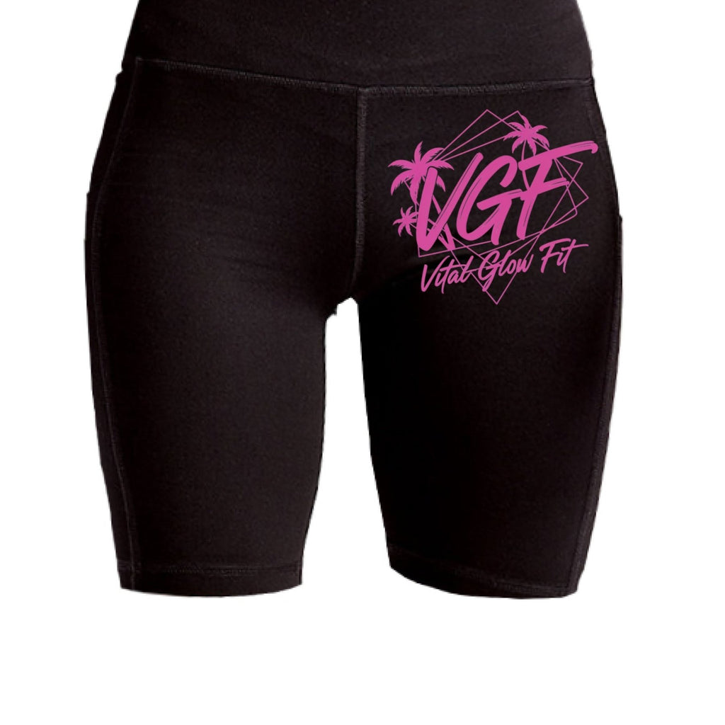 VGF Performance Biker Shorts - 8" Inseam - Vital glow fit